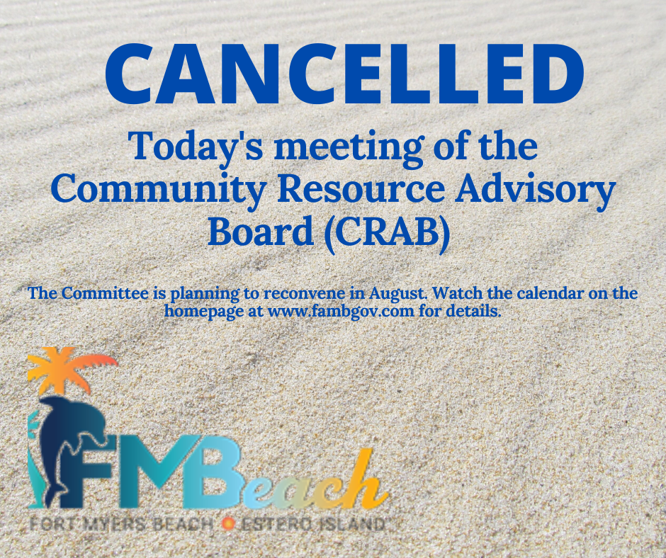 CRAB cancelled july 14 2020