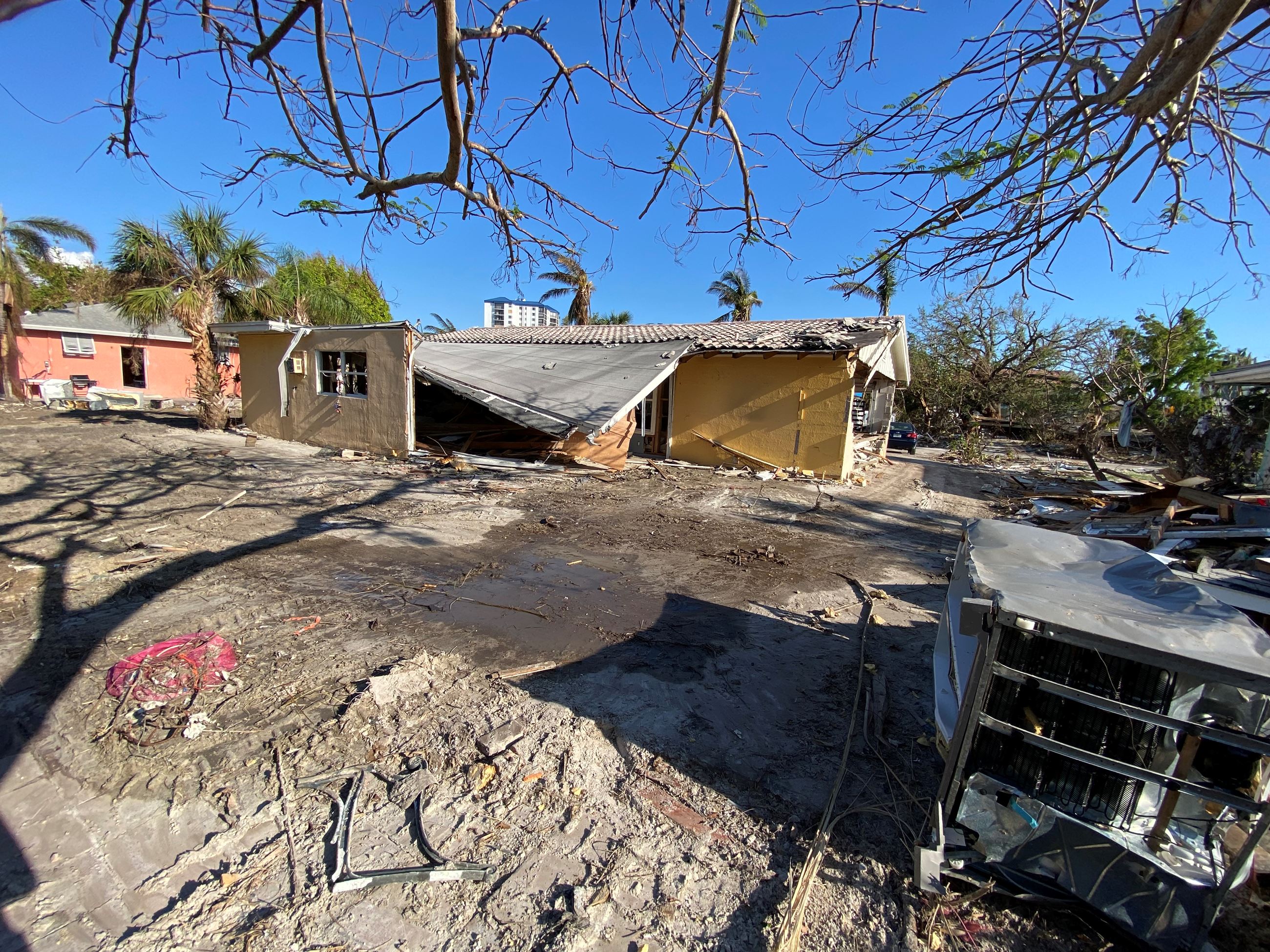 Demolition of the house